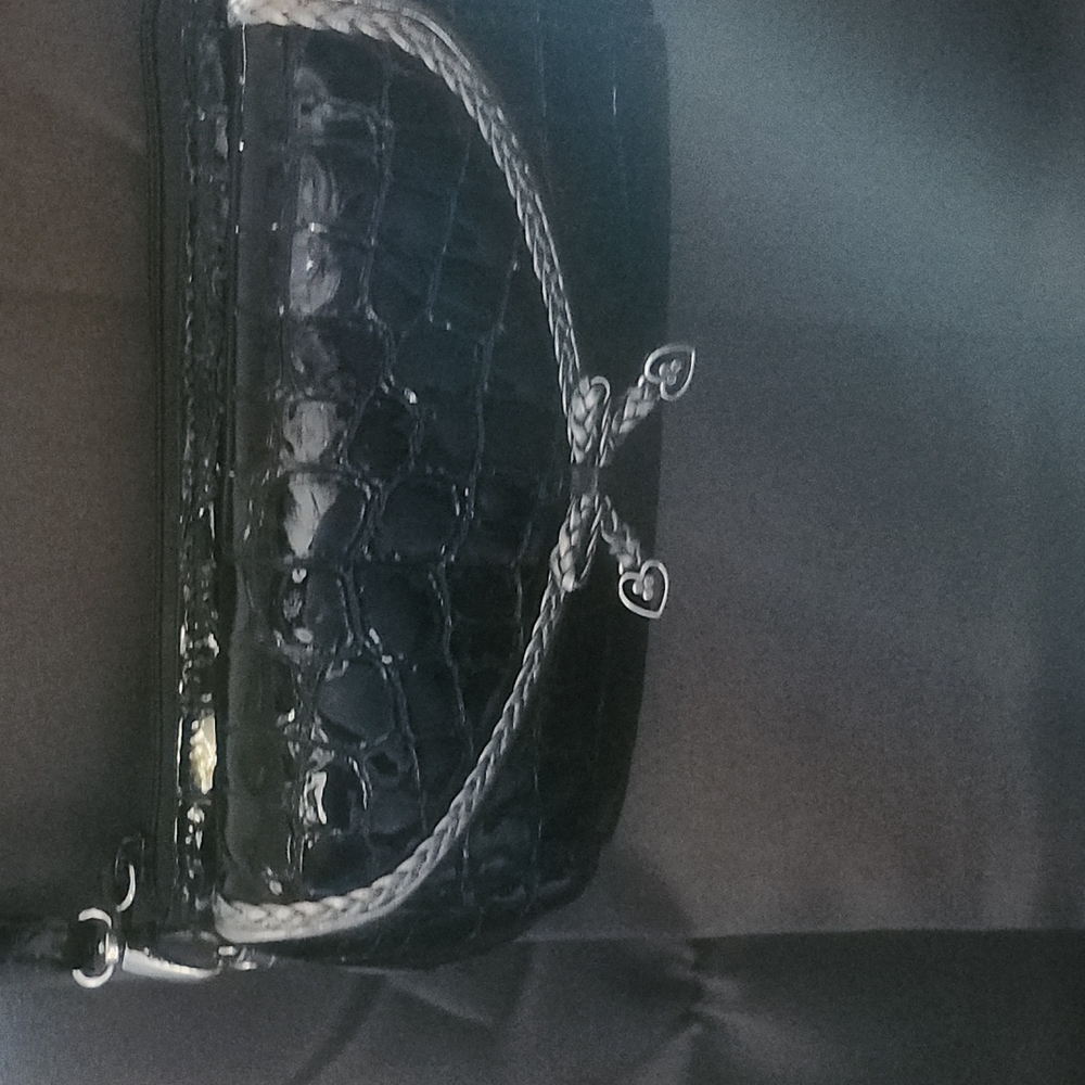 COPY - Brighton crocodile patent leather